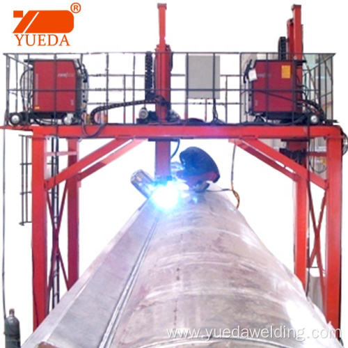 Automatic gantry h beam steel tank welding machine